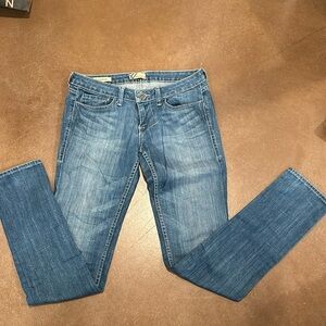 Blue  low rise William Rast ultra skinny jean, Size 29
